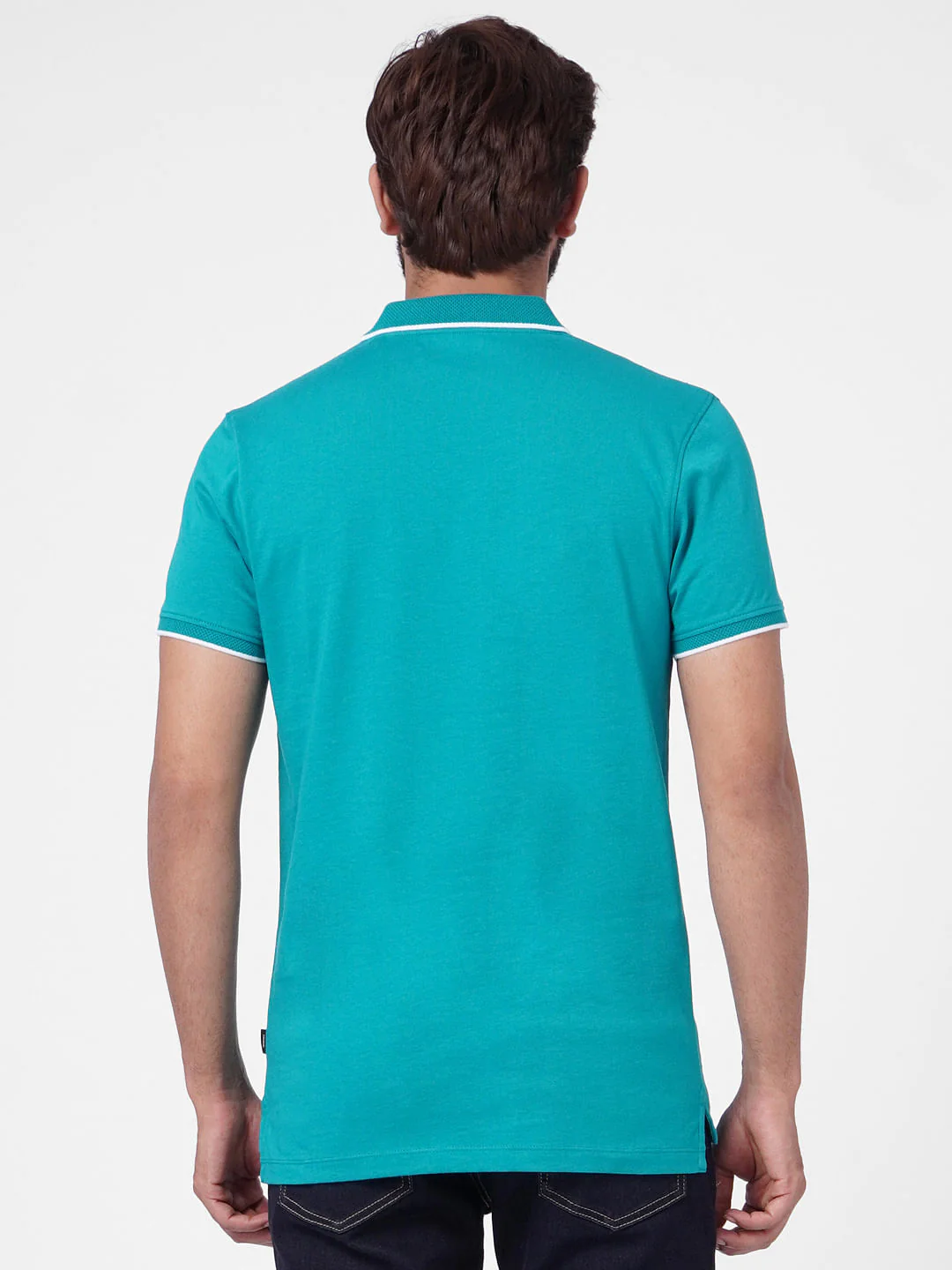 Blue Knit Polo - Image 3