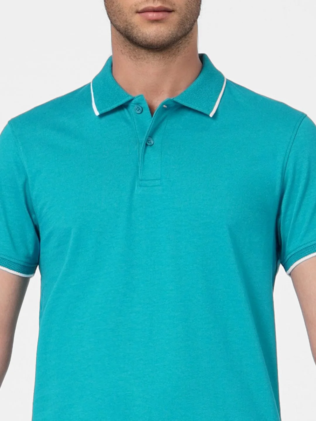 Blue Knit Polo - Image 4