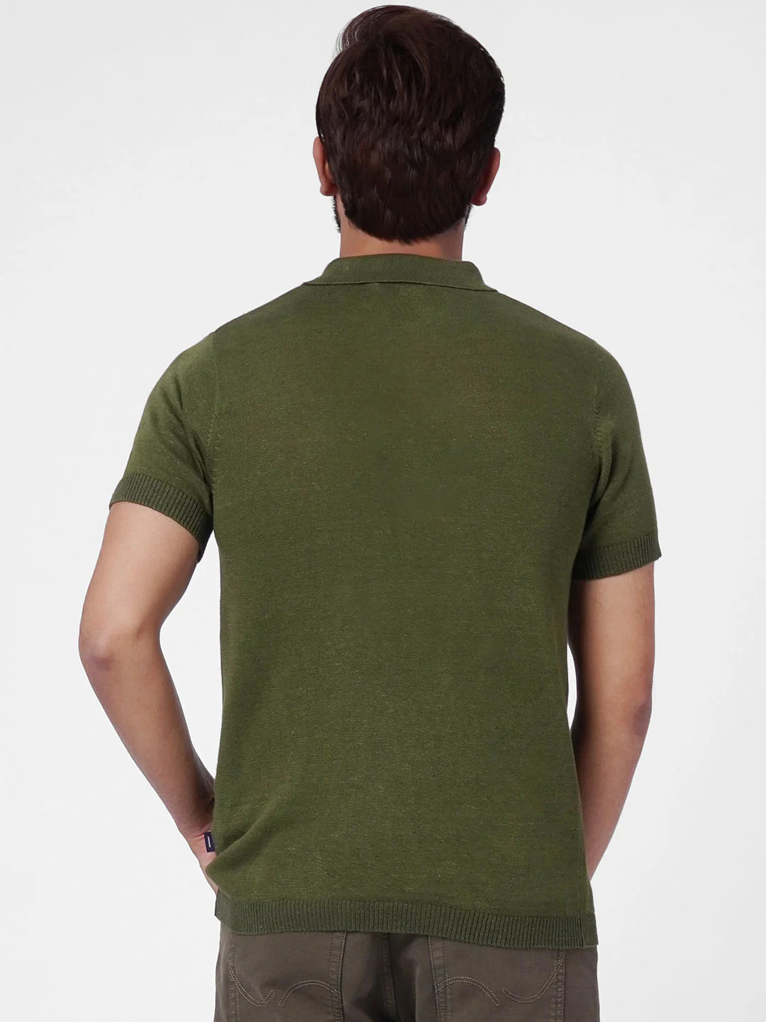 Green Knitted Polo - Image 4