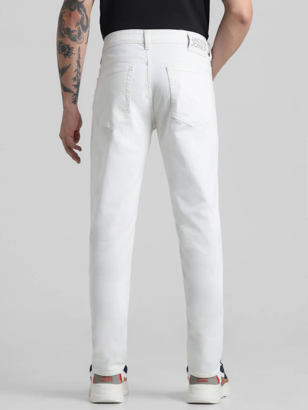 Glenn Slim Fit Low rise Stretch Jeans - White - Image 3