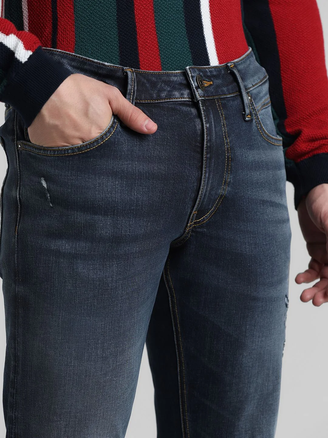 Glenn Slim Fit Low rise Stretch Jeans - Image 4