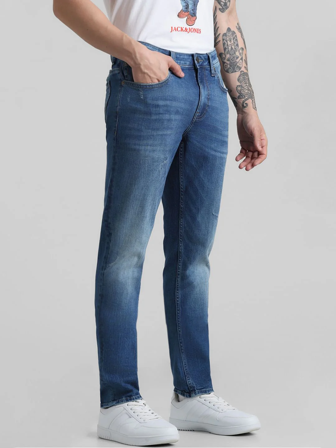 Glenn Slim Fit Jeans - Blue - Image 2