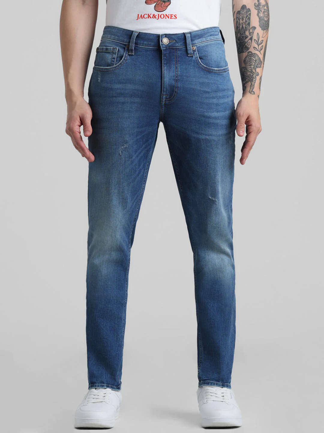 Glenn Slim Fit Jeans - Blue - Image 7