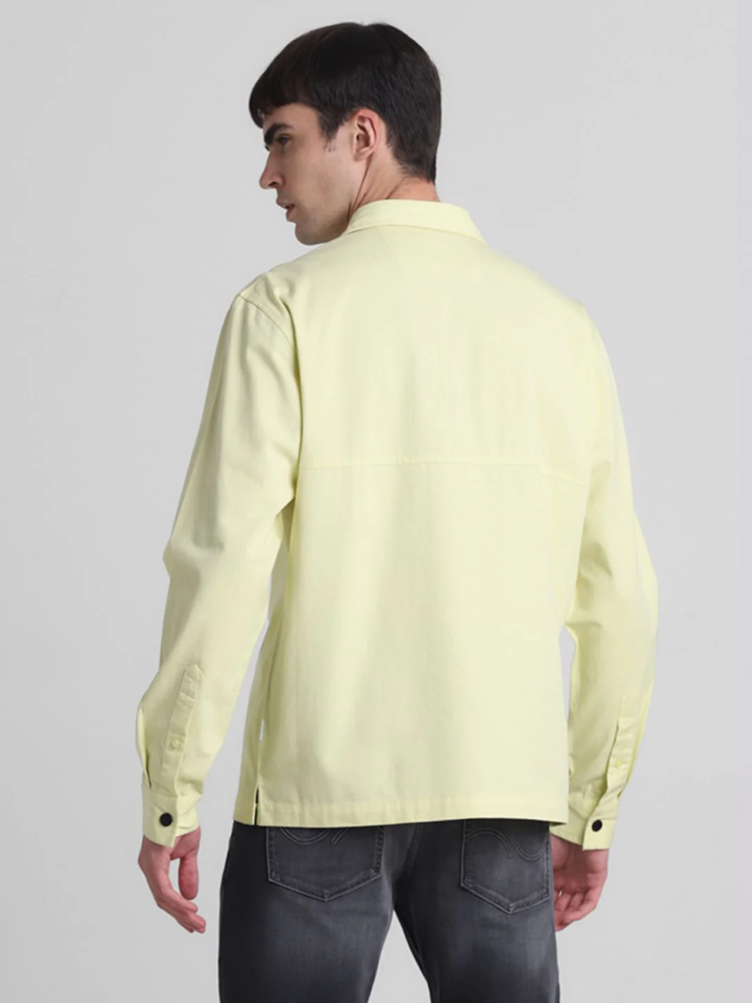 Light Yellow Full Sleeves Shirt - Image 4