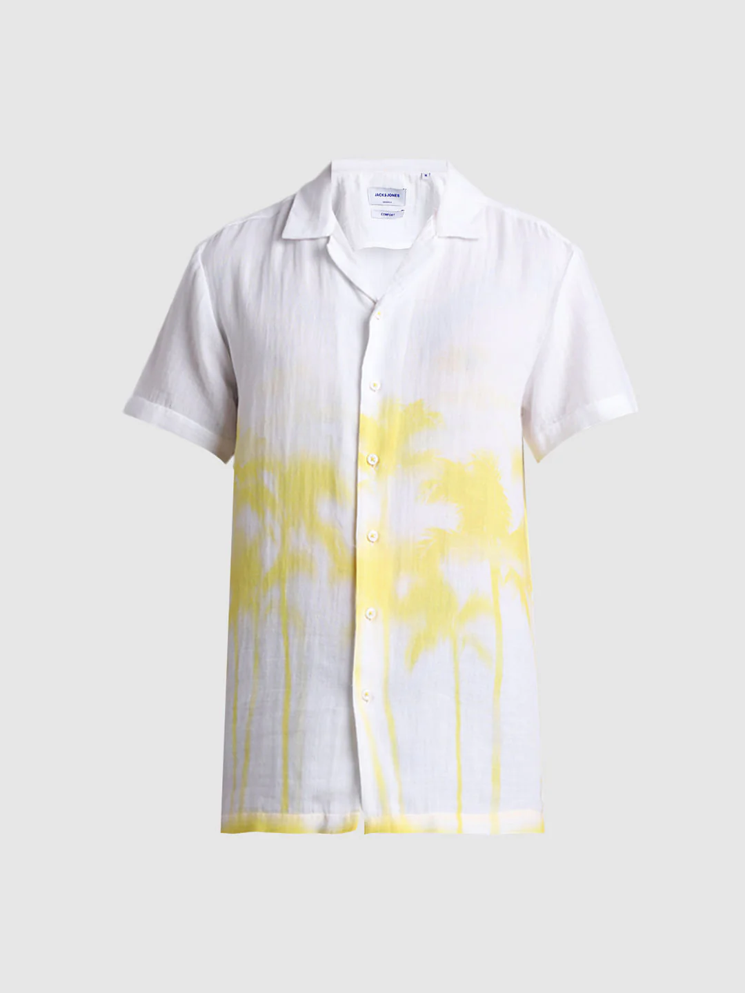 White Palm Tree Printed Shirt - Image 7
