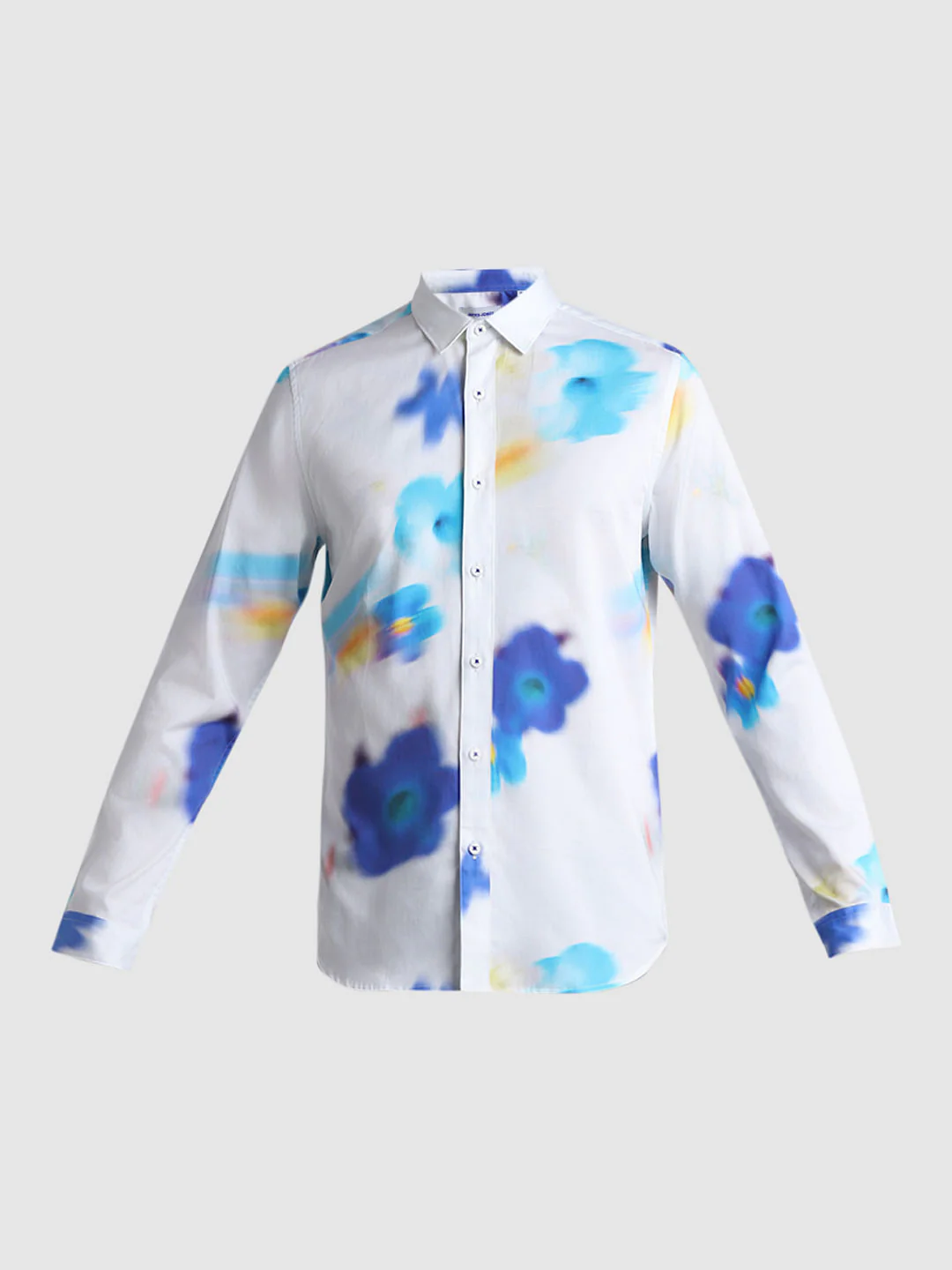 White Floral Full Sleeves Shirt - Image 7
