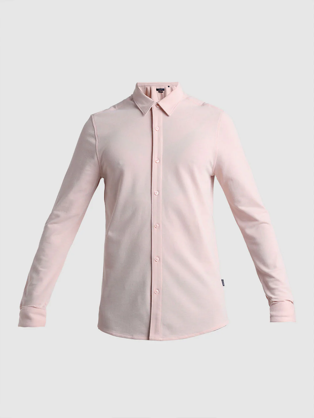 Peach Knit Full Sleeves Shirt - Image 7