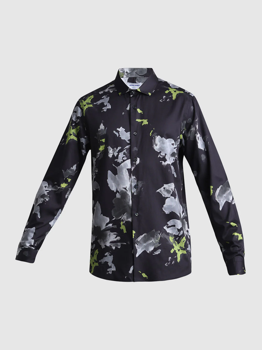 Black Floral Full Sleeves Shirt - Image 7
