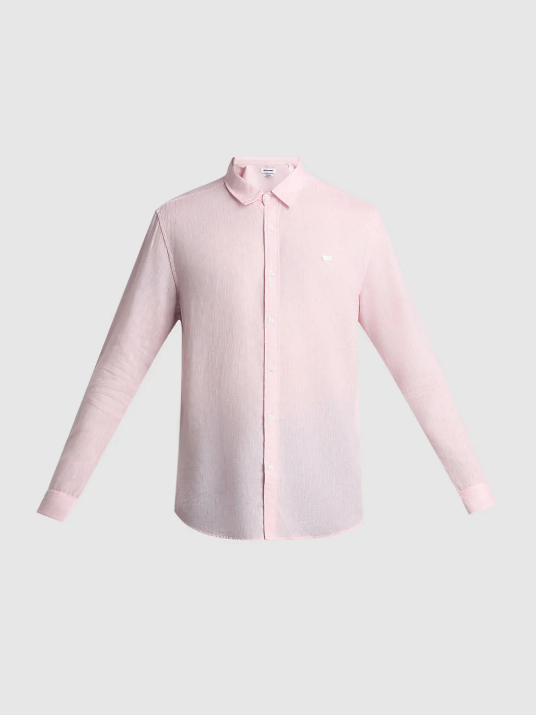 Pink Textured Full Sleeves Shirt - Image 7