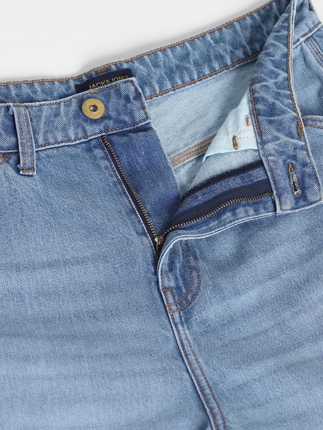 Light Blue High Rise Dario Loose Fit Jeans - Image 7
