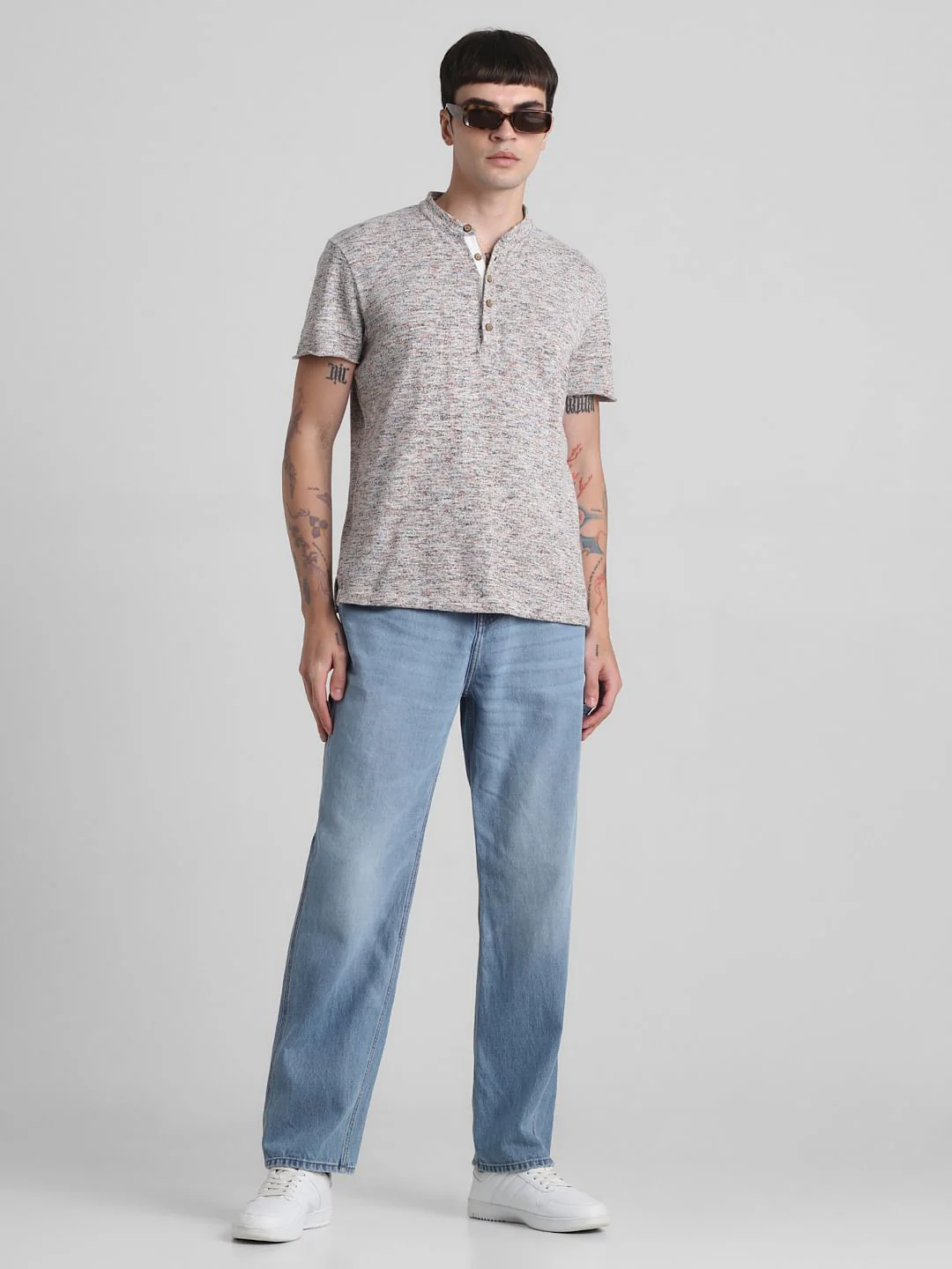Light Blue High Rise Dario Loose Fit Jeans - Image 8