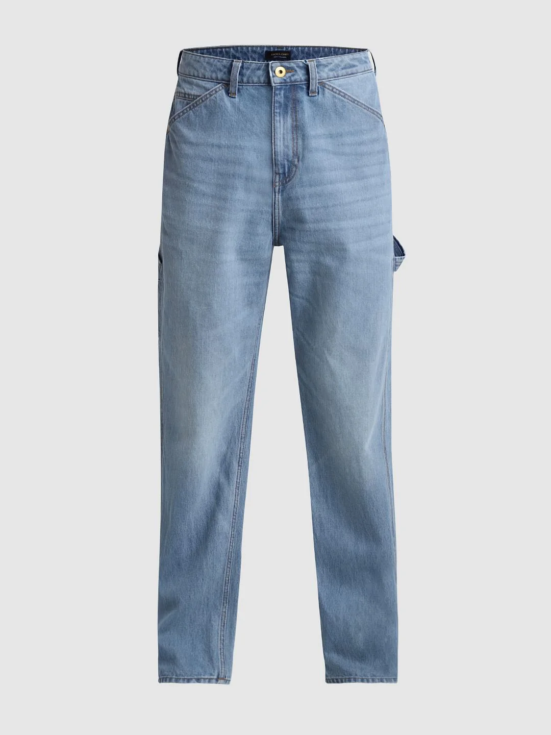 Light Blue High Rise Dario Loose Fit Jeans - Image 9