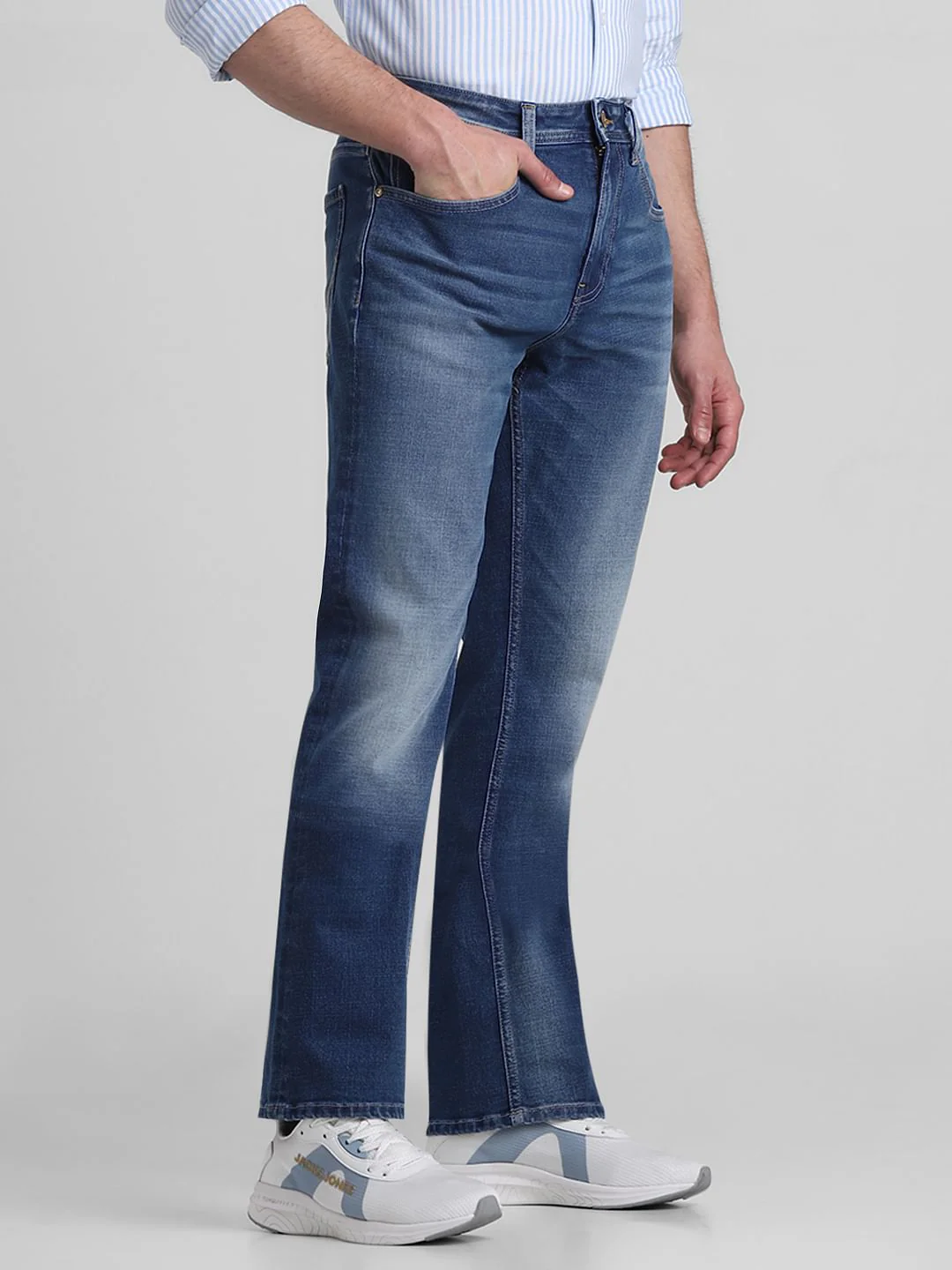 Blue High Rise Ray Bootcut Fit Jeans - Image 2