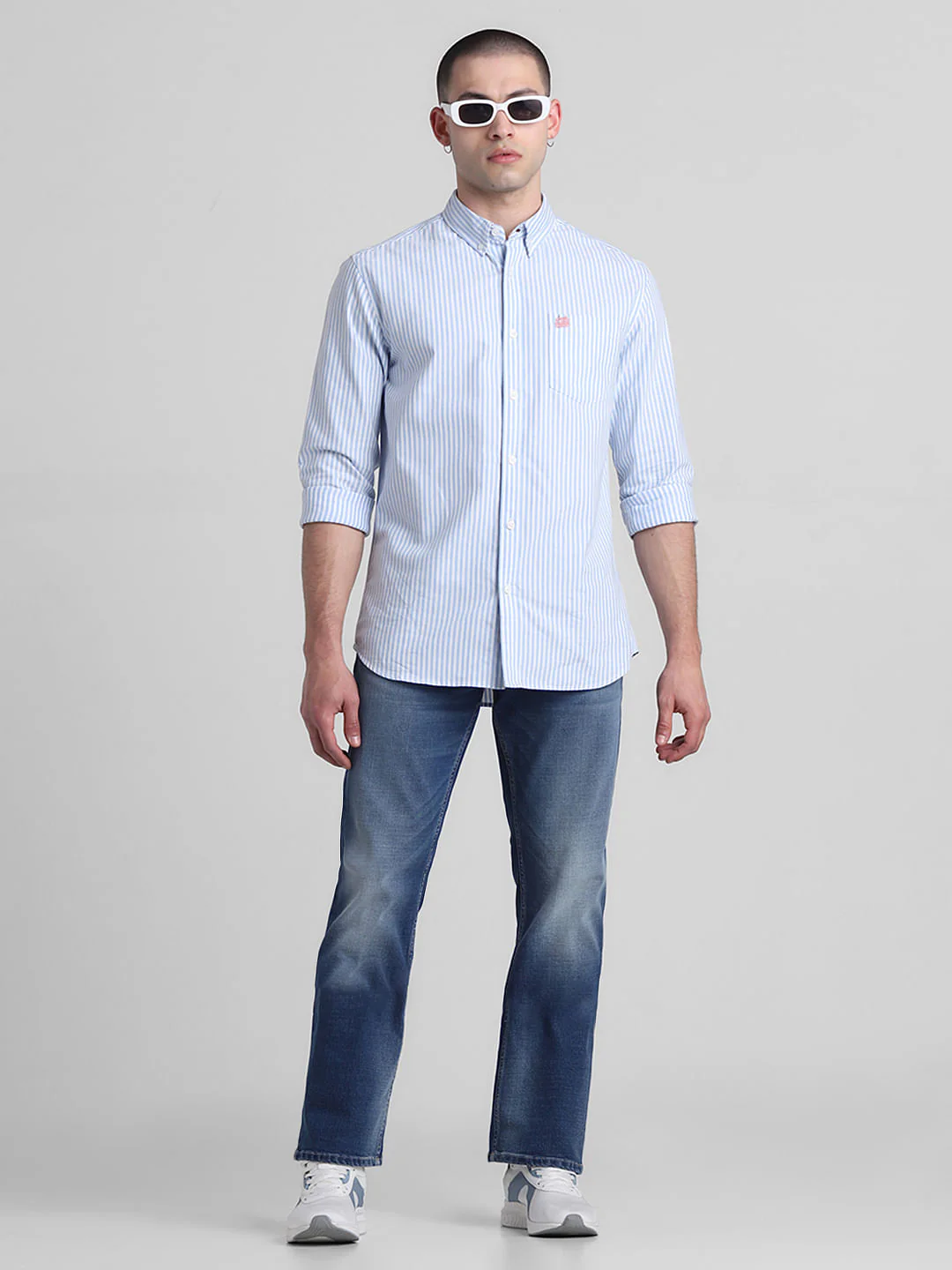 Blue High Rise Ray Bootcut Fit Jeans - Image 5