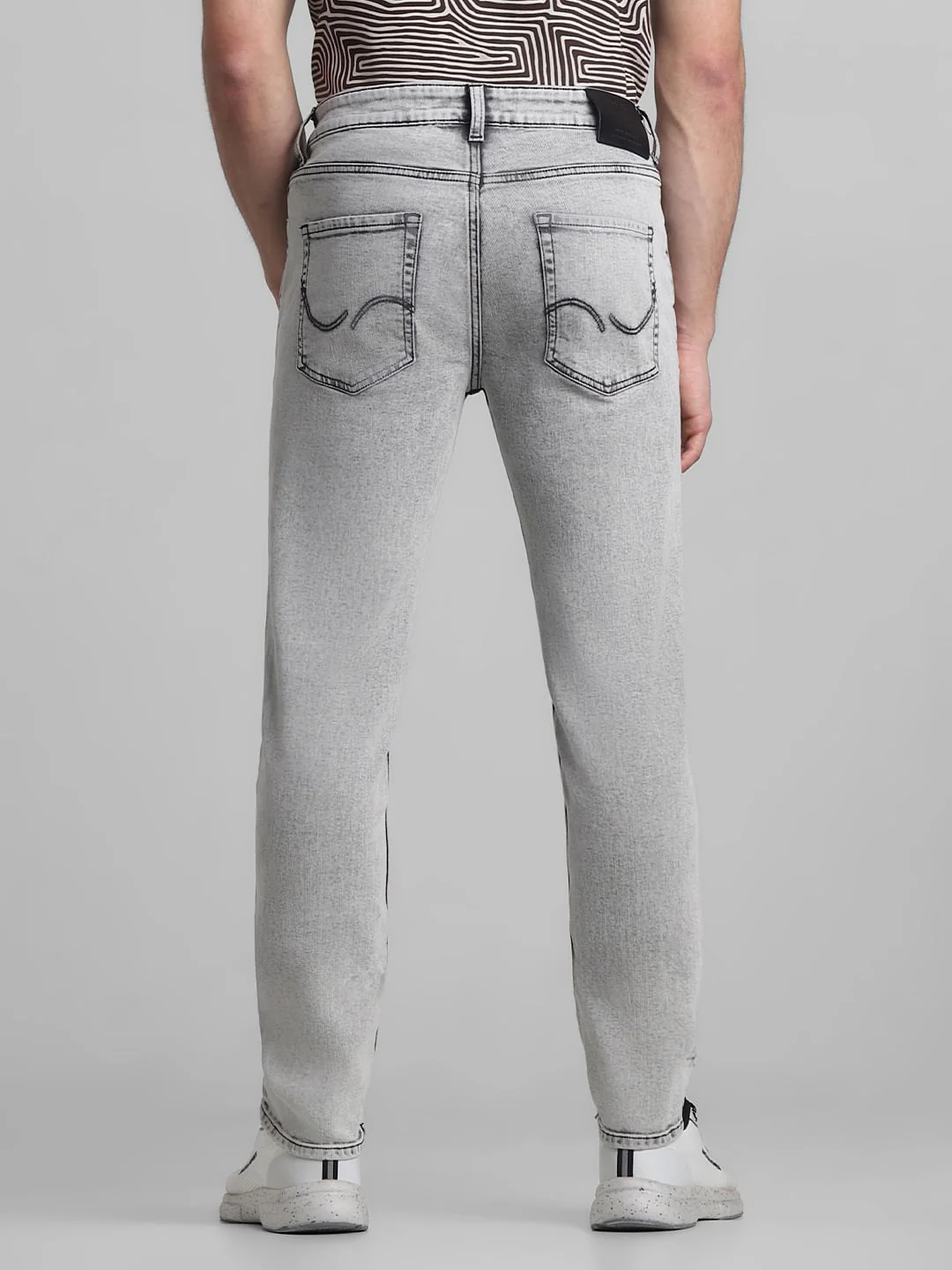 Grey Low Rise Tim Anti Fit Jeans - Image 3
