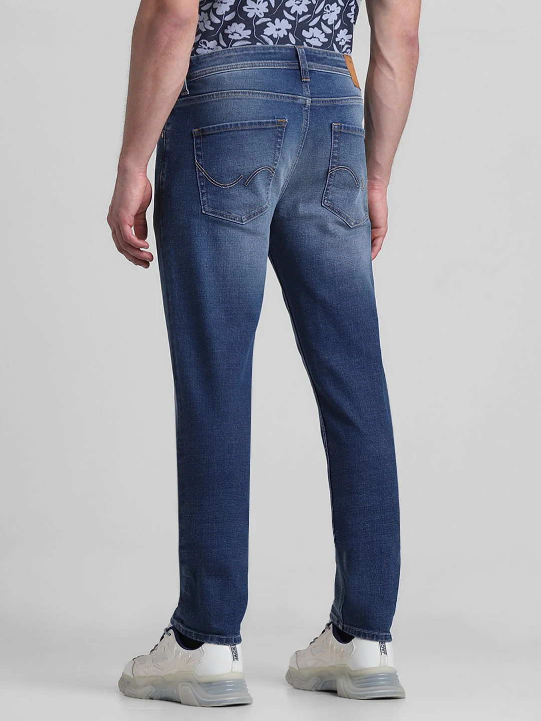 Blue Low Rise Tim Anti Fit Jeans - Image 3