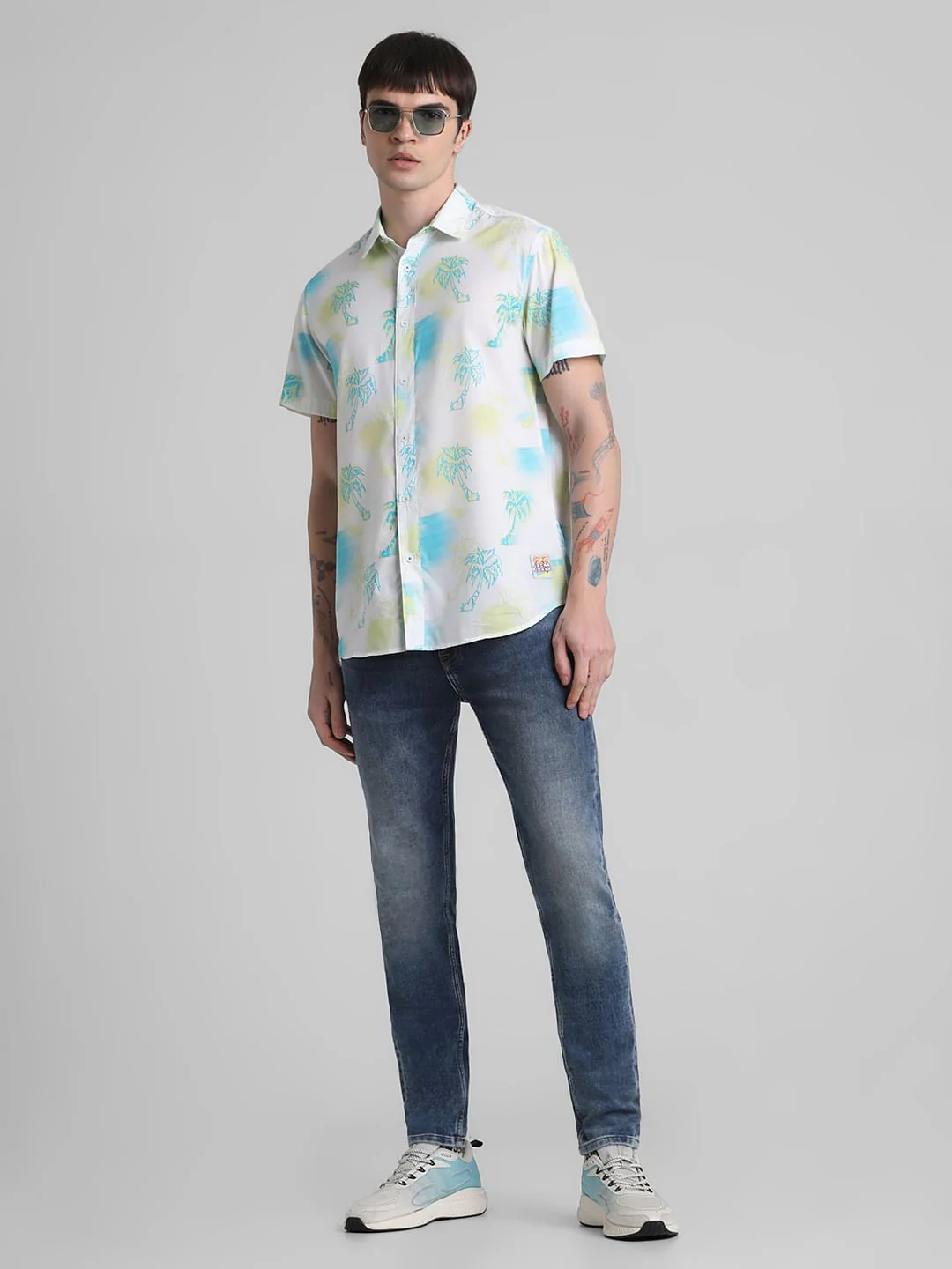 Blue Low Rise Ben Skinny Jeans - Image 5