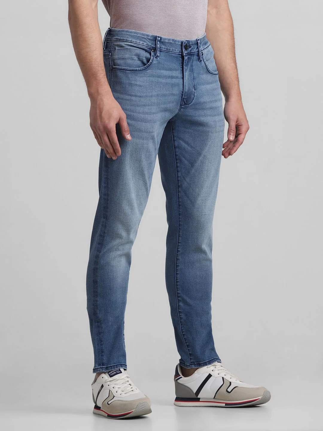 Light Blue Low Rise Glenn Slim Fit Jeans - Image 2