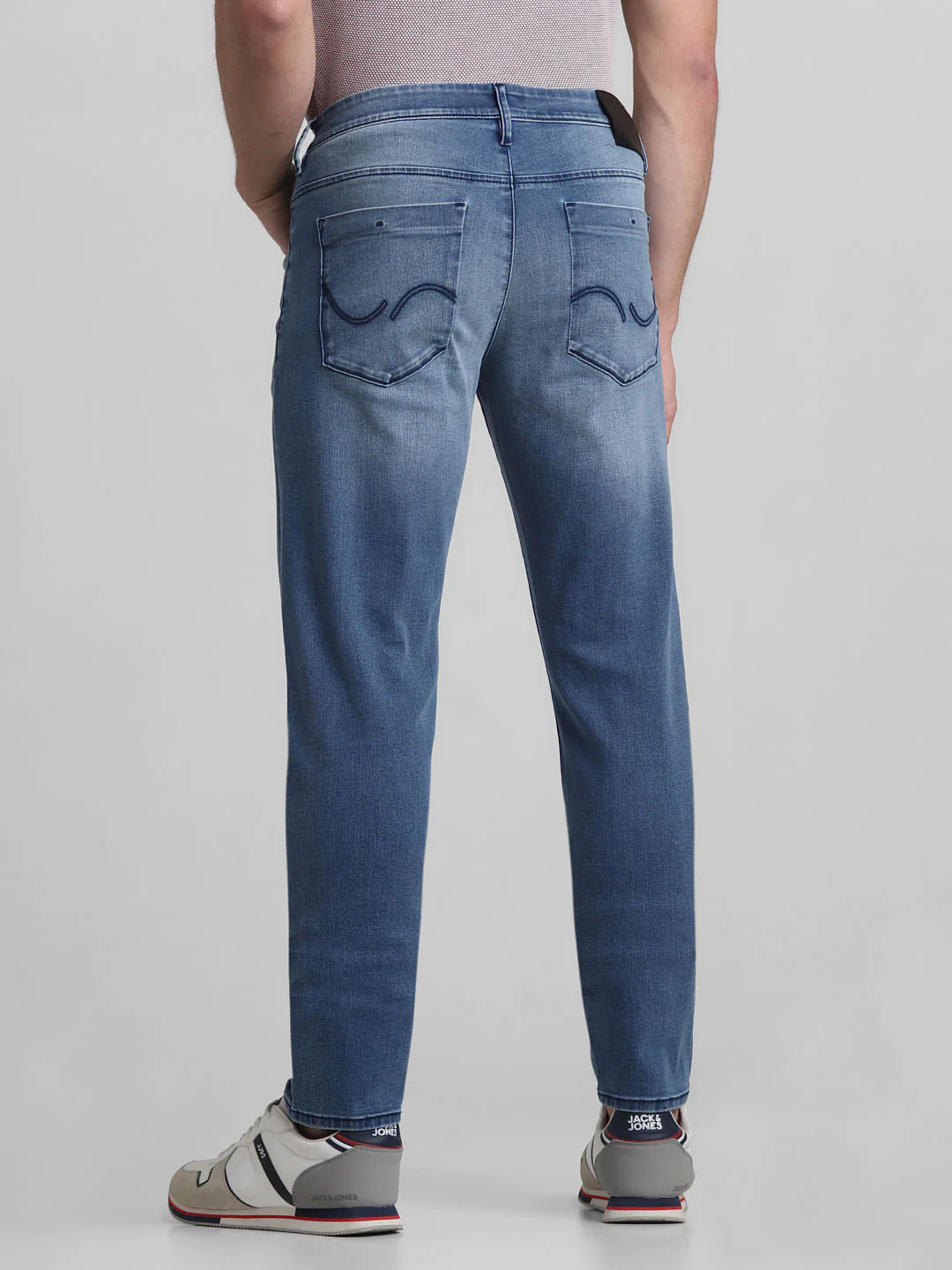 Light Blue Low Rise Glenn Slim Fit Jeans - Image 3
