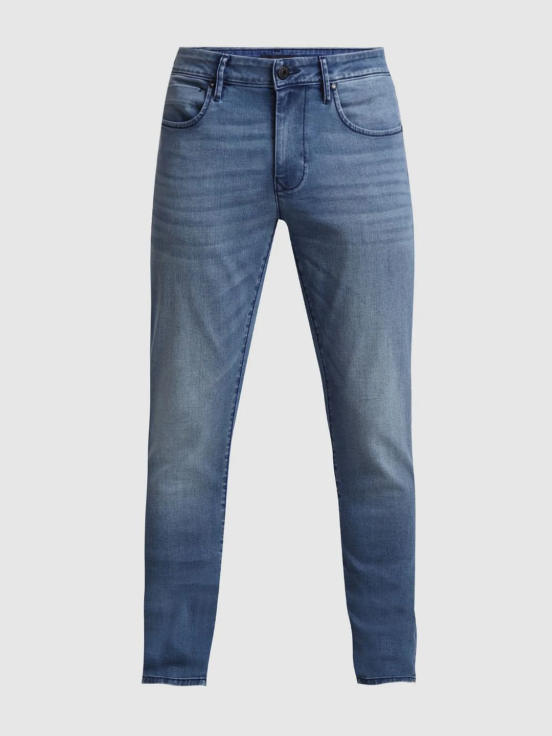 Light Blue Low Rise Glenn Slim Fit Jeans - Image 7