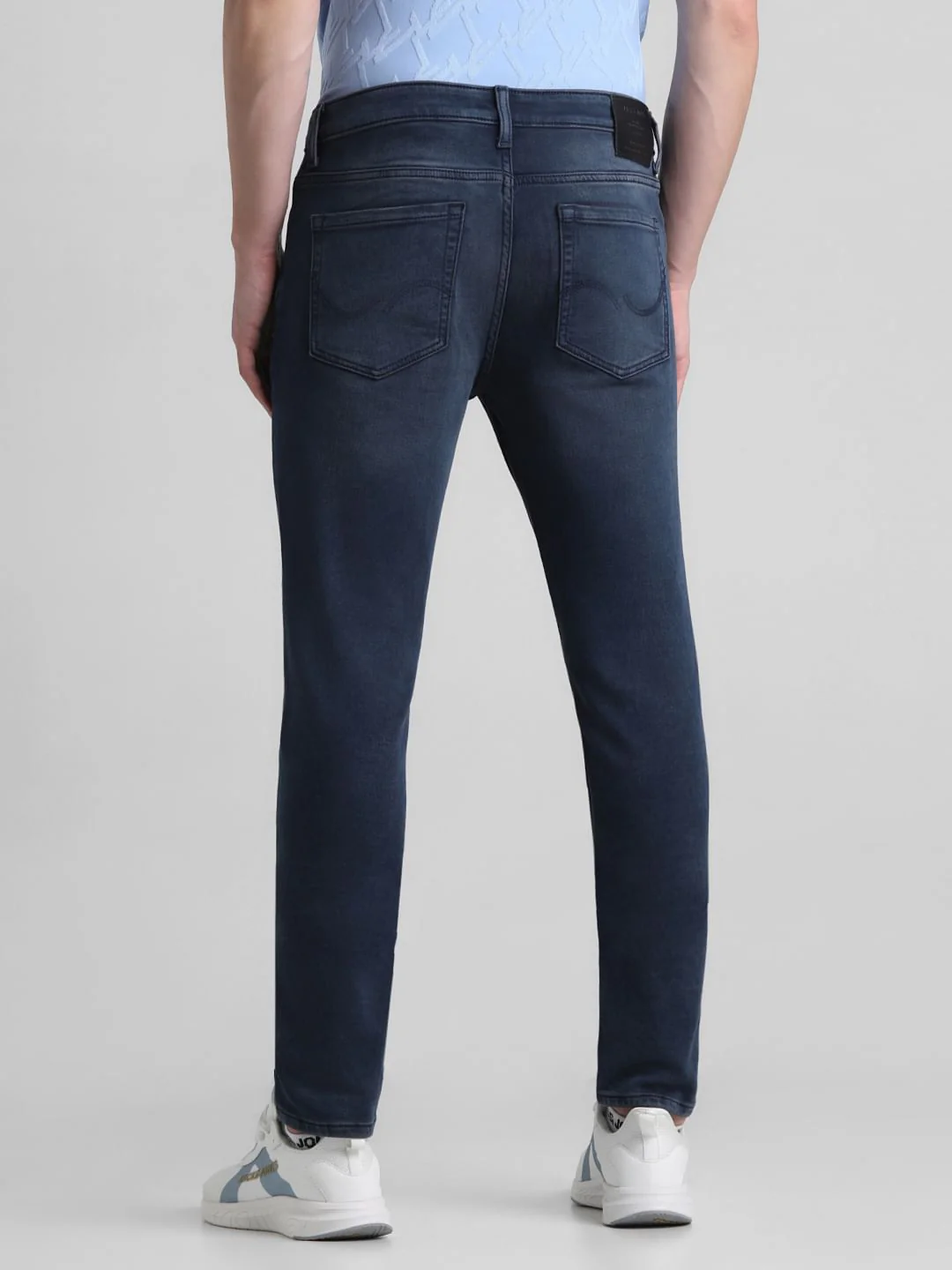 Dark Blue Low Rise Liam Skinny Jeans - Image 3