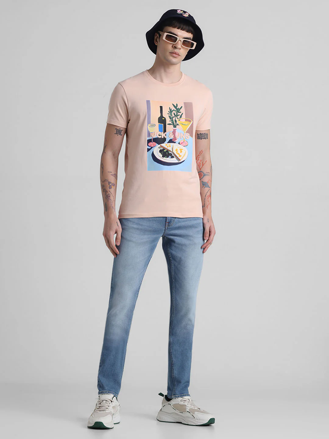 Light Blue Low Rise Glenn Slim Fit Jeans - Image 5