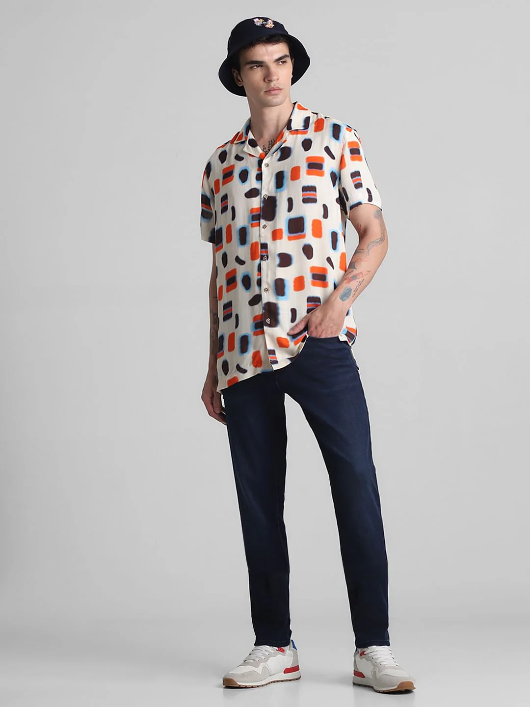 Dark Blue Low Rise Glenn Slim Fit Jeans - Image 6