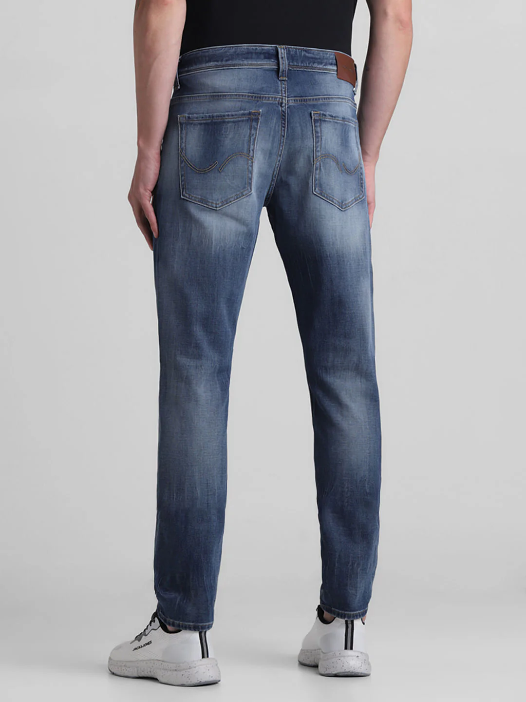 Blue Low Rise Glenn Slim Fit Jeans - Image 3