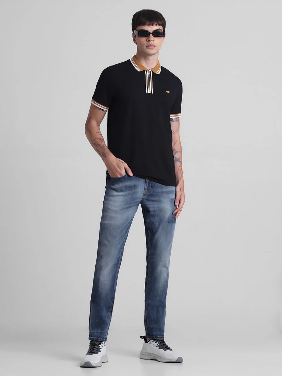 Blue Low Rise Glenn Slim Fit Jeans - Image 5