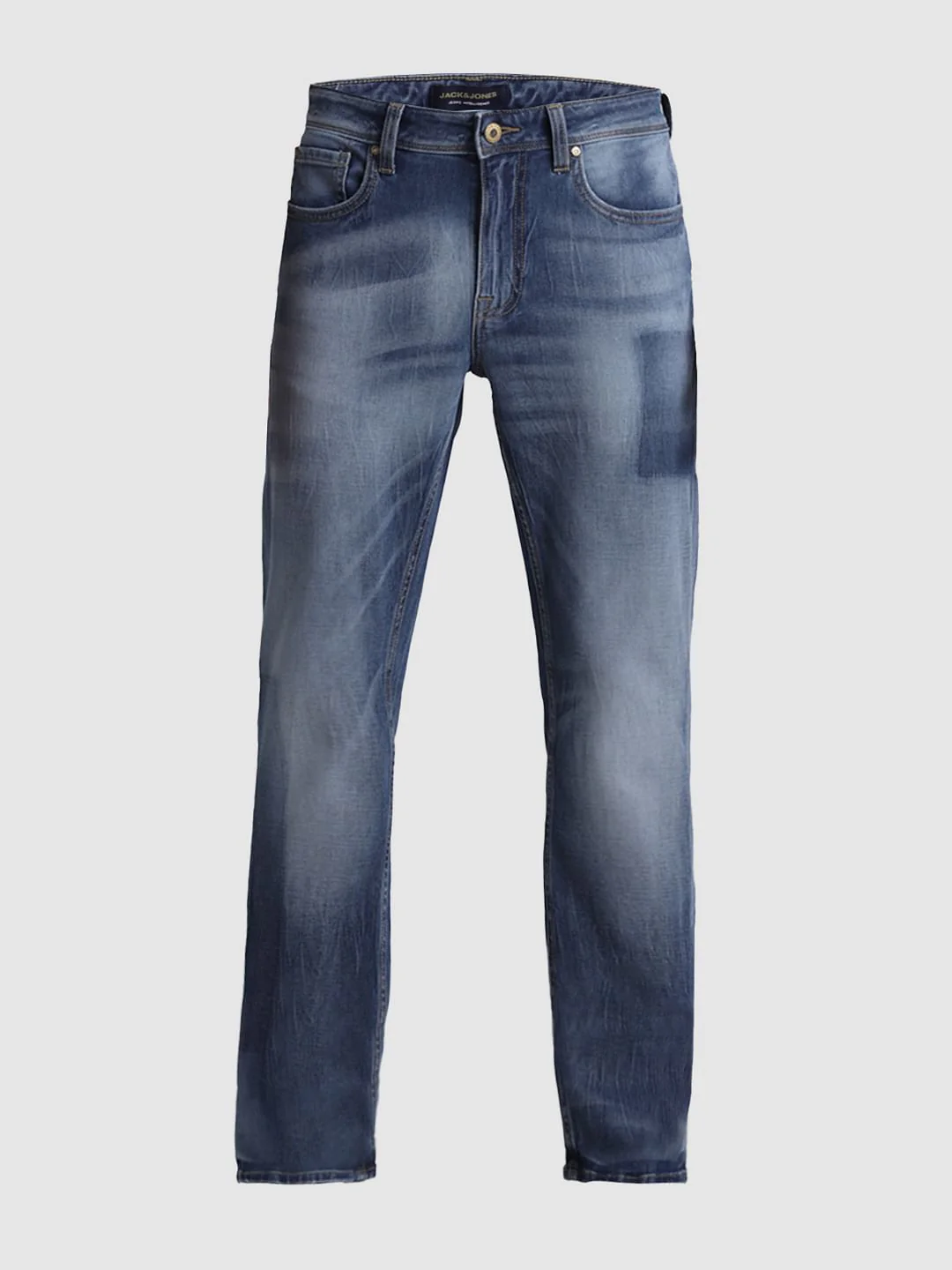 Light Blue Mid Rise Clark Regular Fit Jeans - Image 6