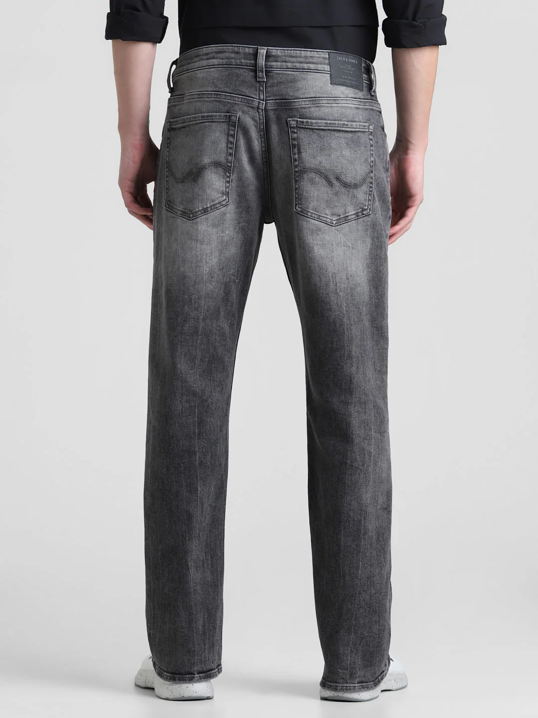 Grey High Rise Ray Bootcut Jeans - Image 3