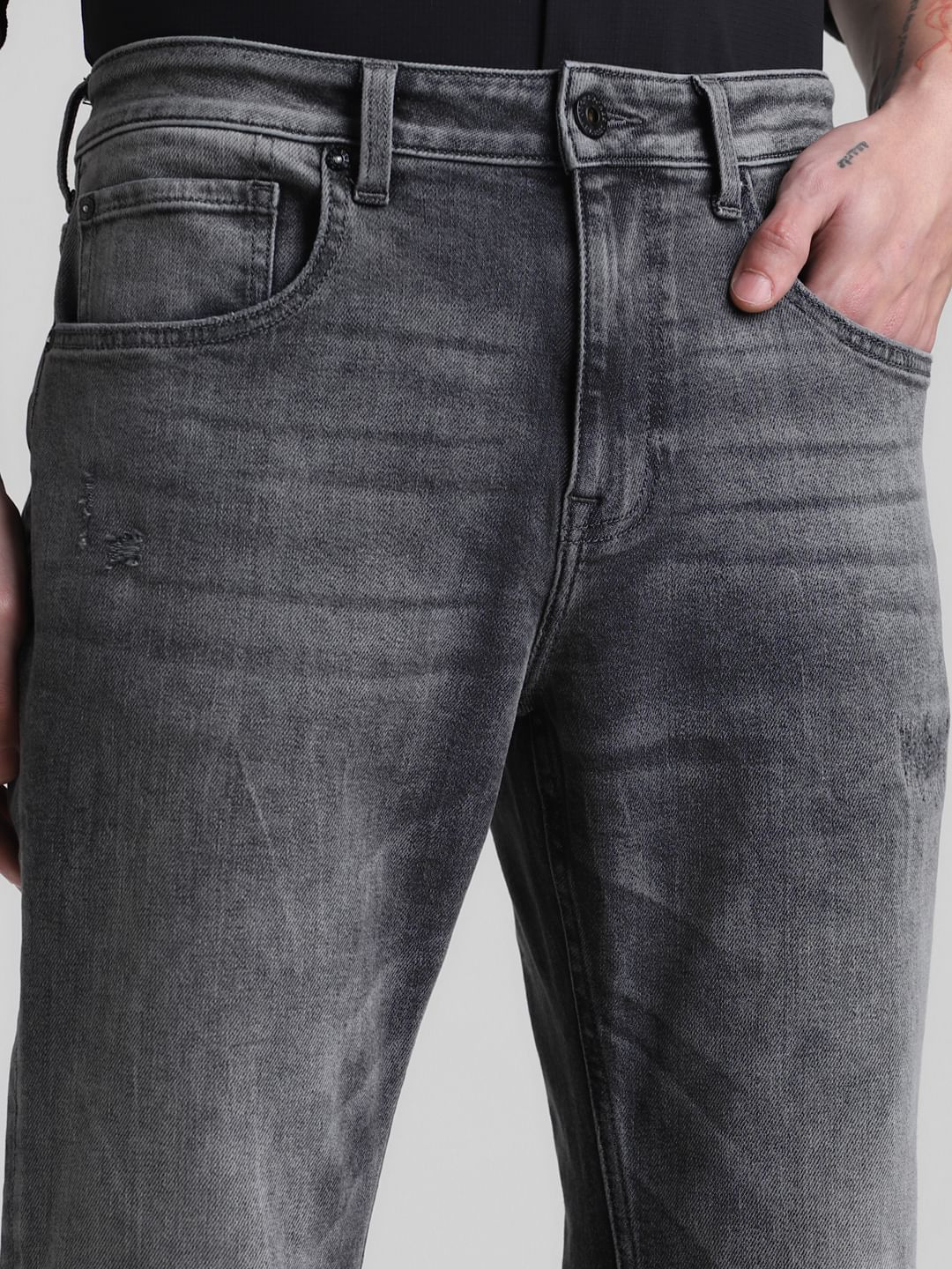 Grey High Rise Ray Bootcut Jeans - Image 4