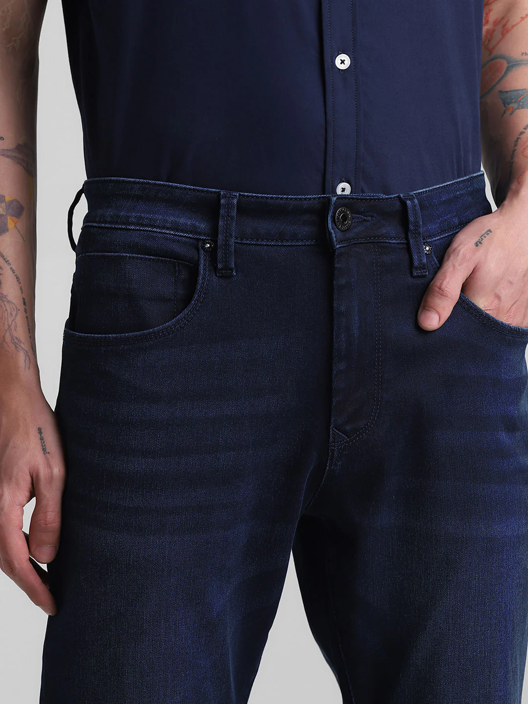 Dark Blue High Rise Ray Bootcut Jeans - Image 4