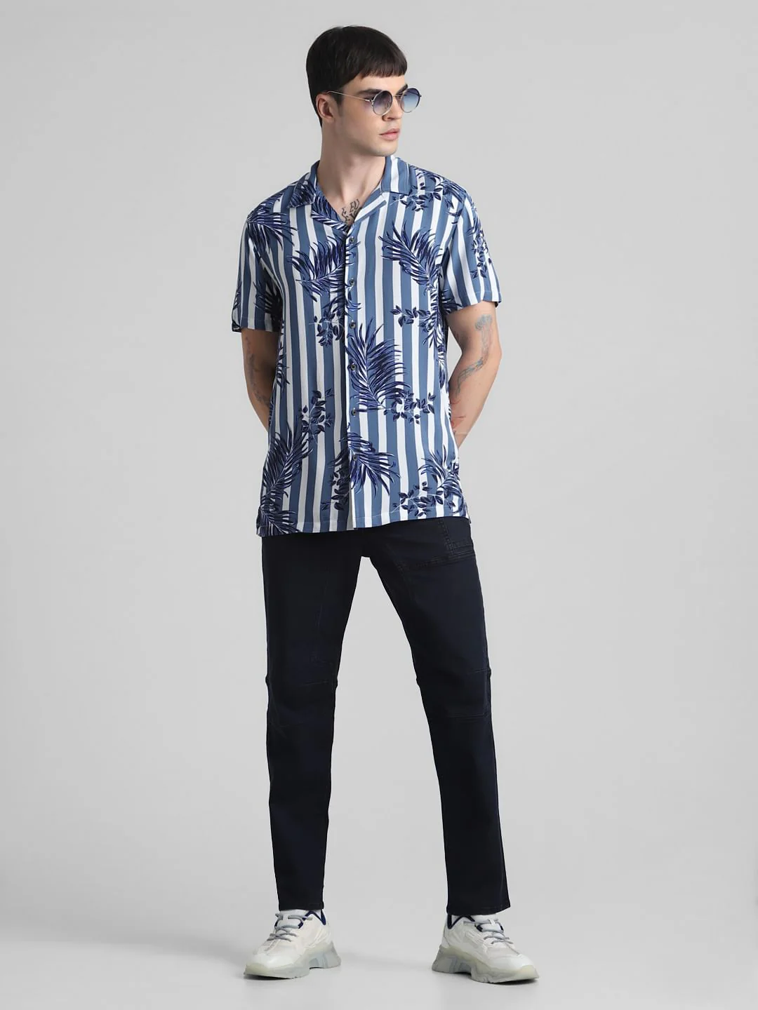 Dark Blue Low Rise Stan Anti Fit Jeans - Image 6