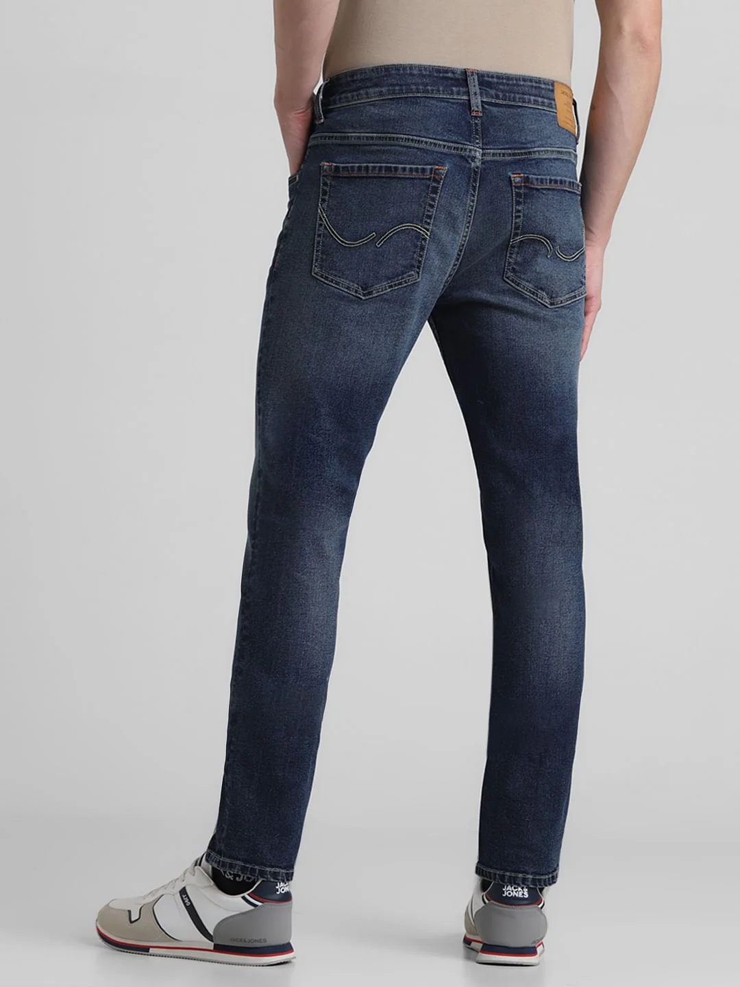 Blue Low Rise Ben Skinny Fit Jeans - Image 3