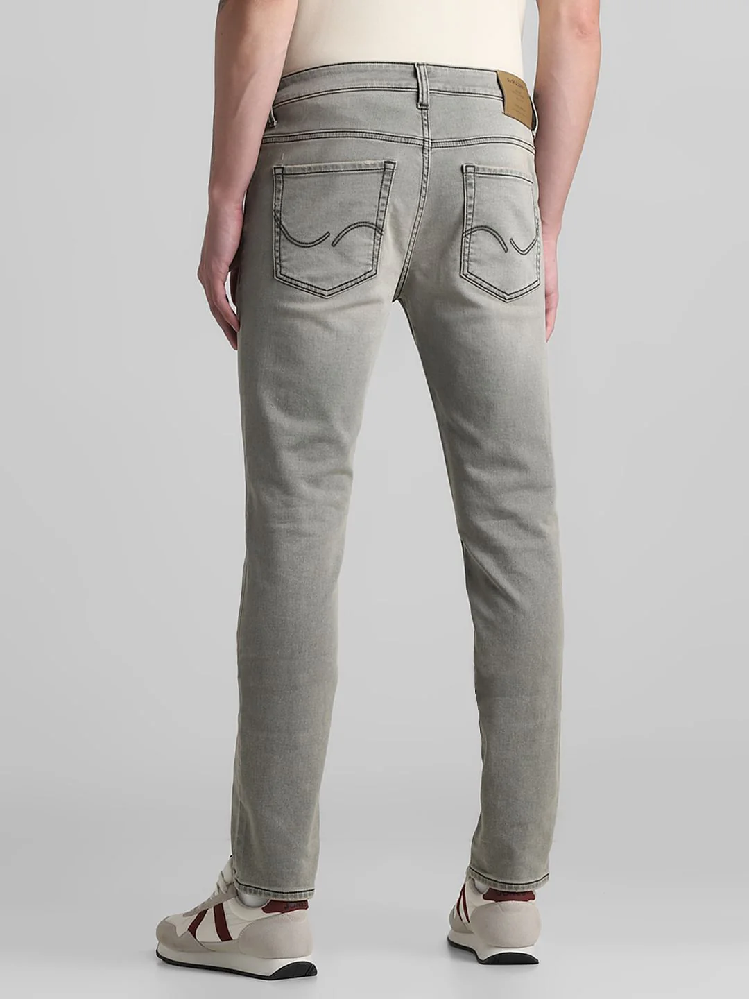 Green Low Rise Ben Skinny Fit Jeans - Image 3