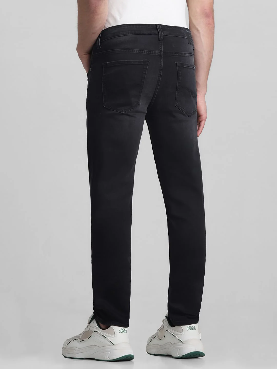 Black Low Rise Ben Skinny Fit Jeans - Image 3