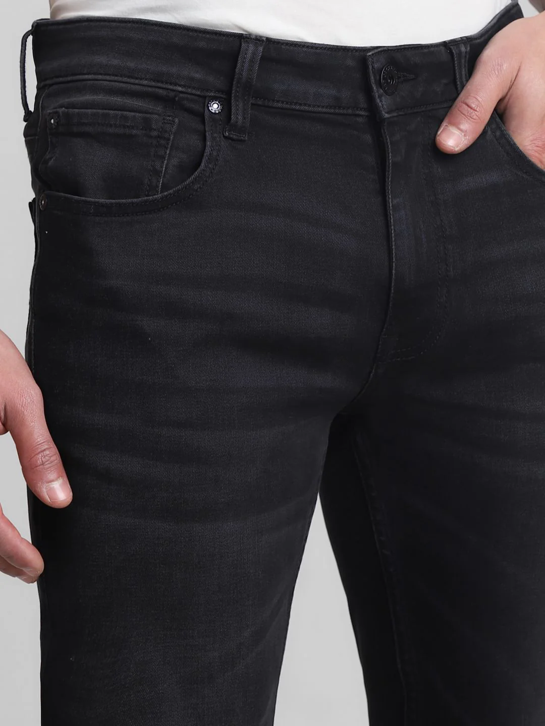 Black Low Rise Ben Skinny Fit Jeans - Image 4