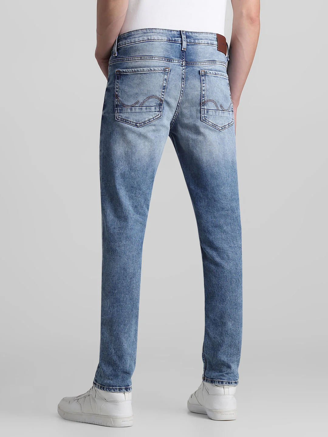 Light Blue Low Rise Glenn Slim Fit Jeans - Image 3