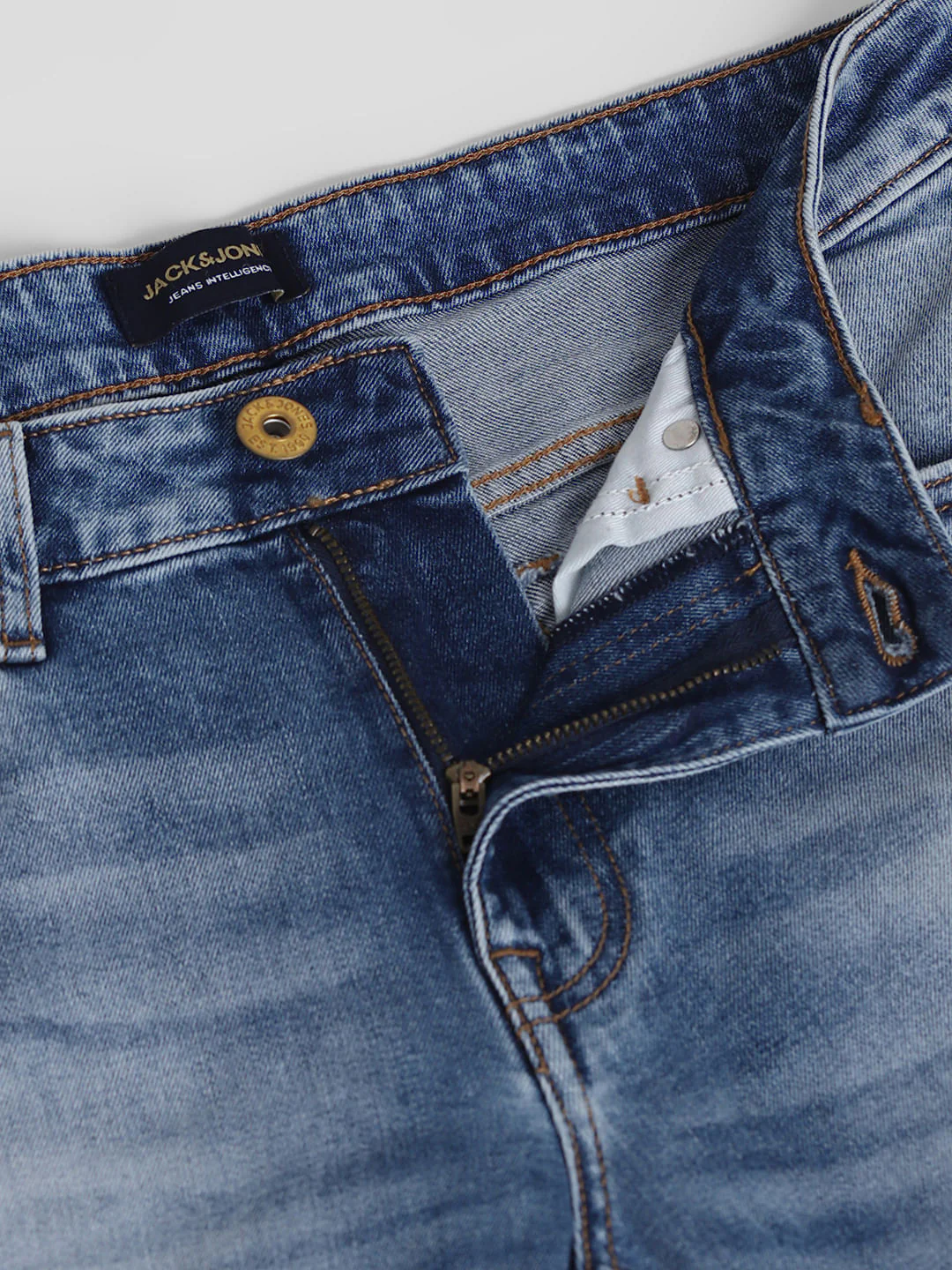 Light Blue Low Rise Glenn Slim Fit Jeans - Image 5