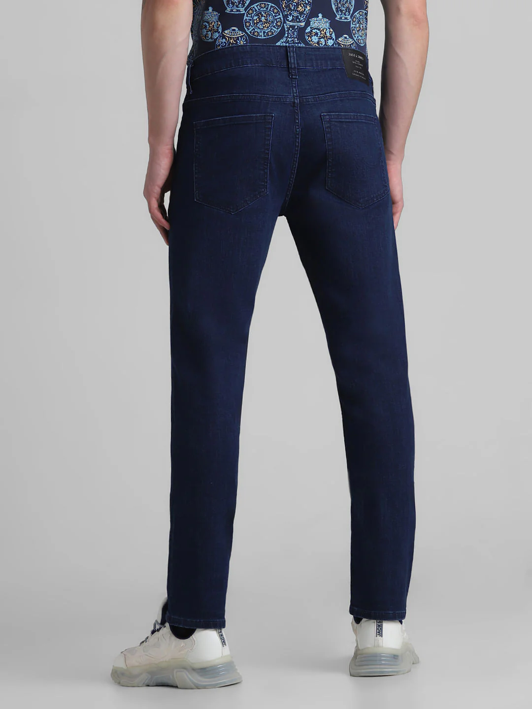 Dark Blue Low Rise Tim Anti Fit Jeans - Image 3