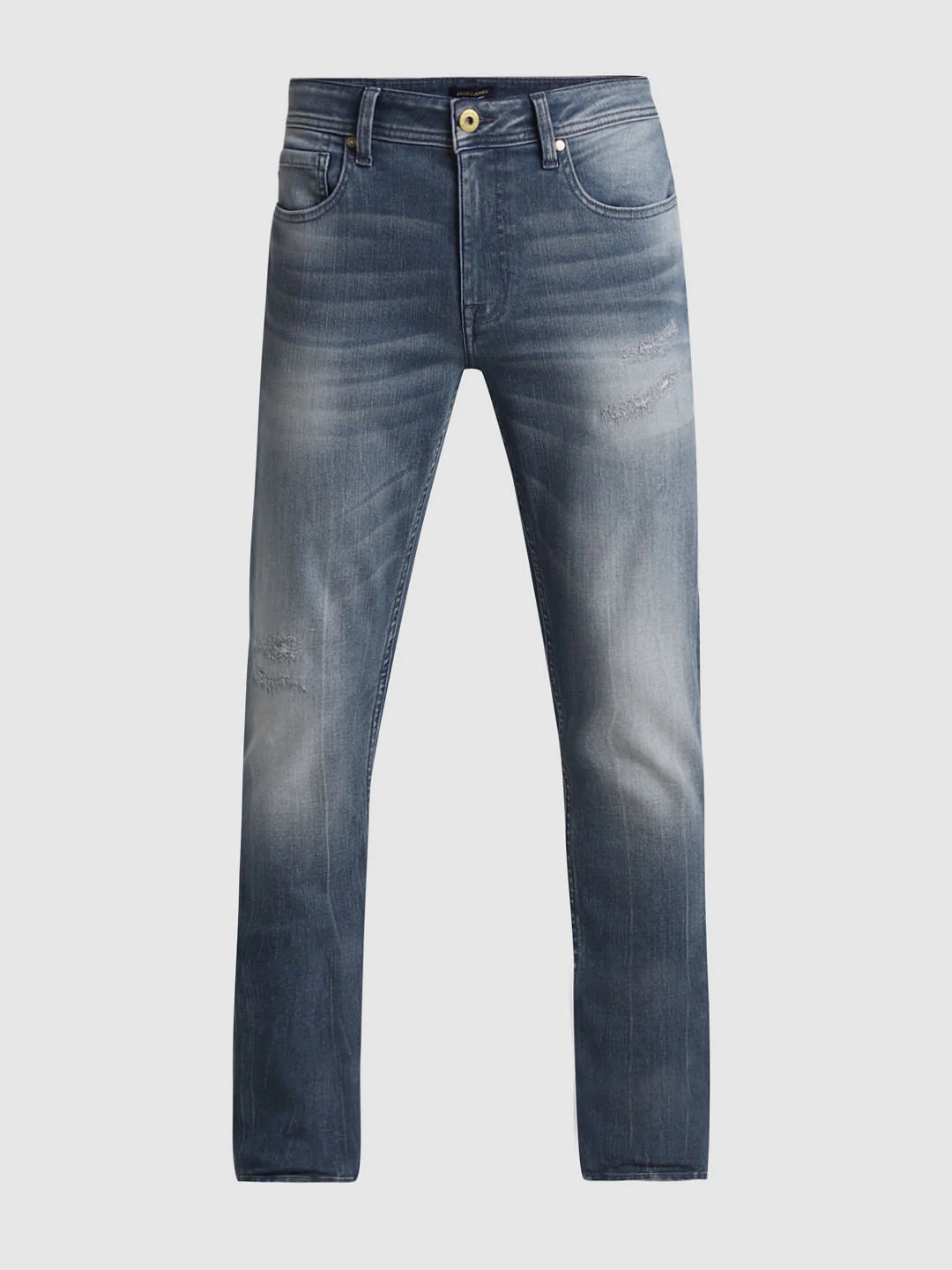 Grey Low Rise Liam Skinny Fit Jeans - Image 7