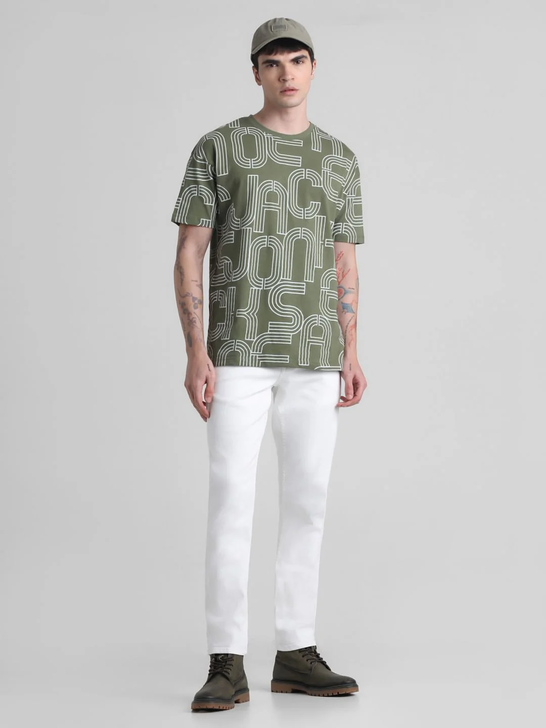 White Low Rise Glenn Slim Fit Jeans - Image 5