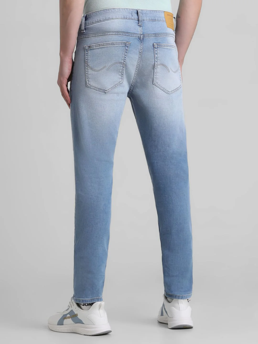Light Blue Low Rise Liam Skinny Jeans - Image 3