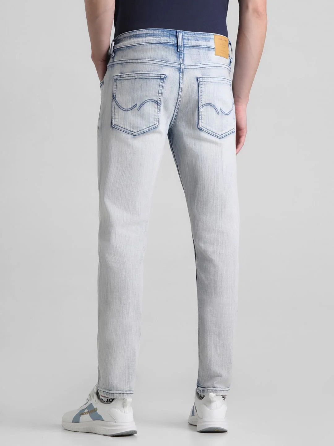 Light Blue Low Rise Glenn Slim Fit Jeans - Image 3