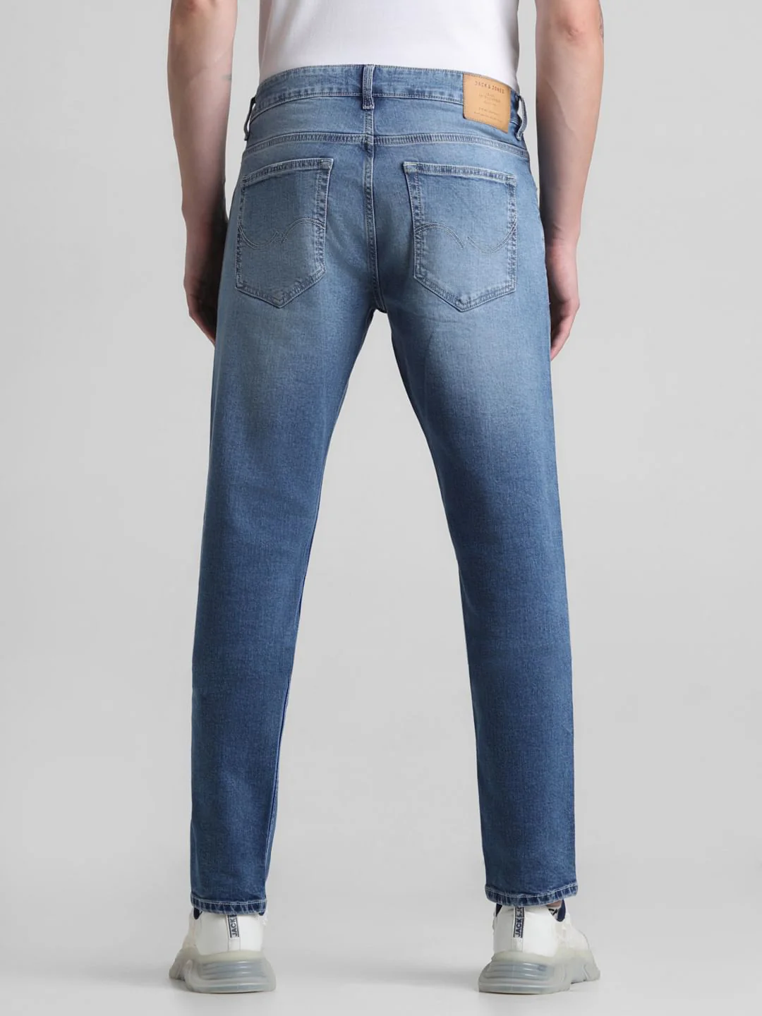 Light Blue Low Rise Ben Skinny Jeans - Image 3