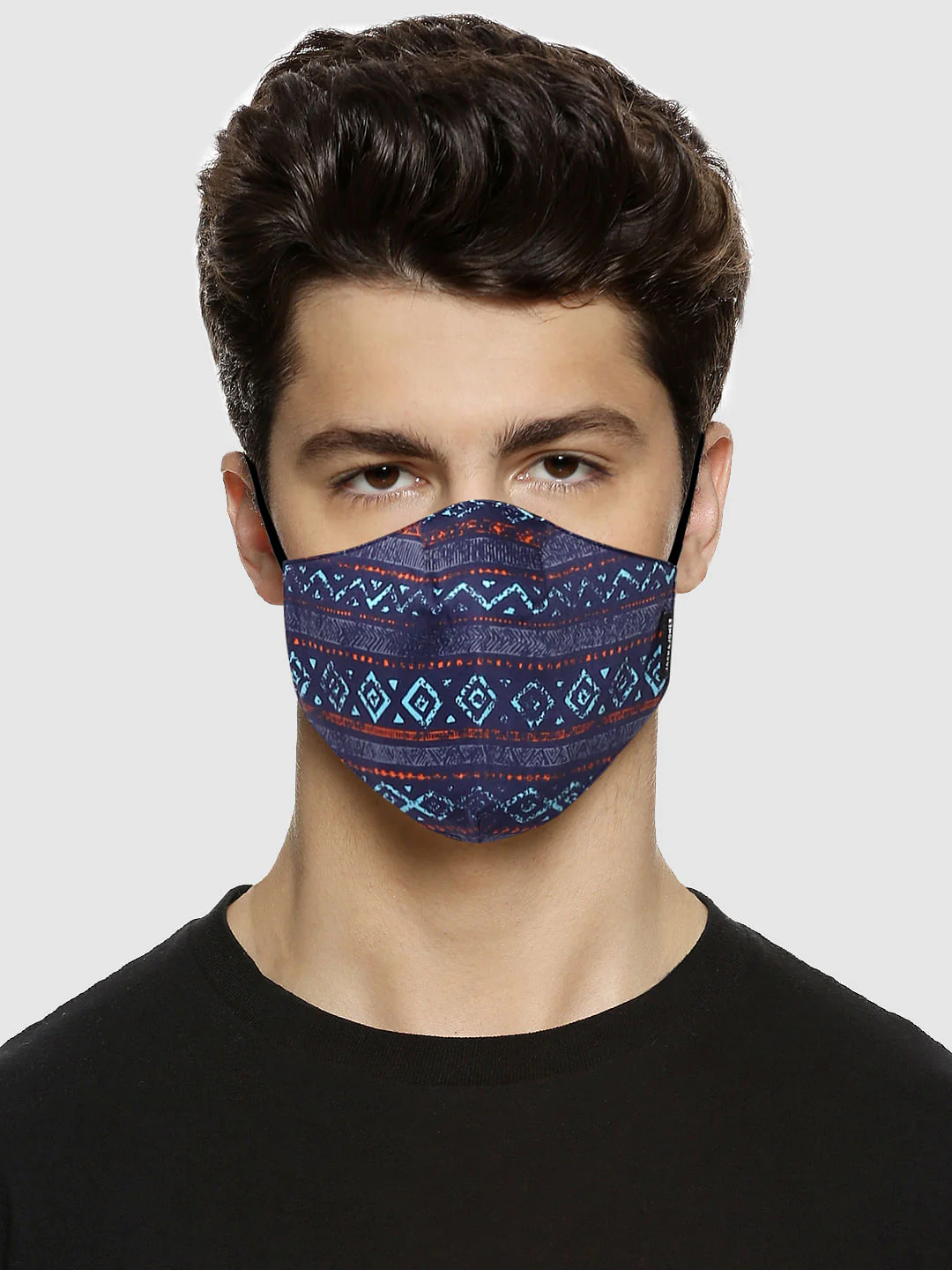 Pack of 3 Blue All Over Print B95 3PLY Mask - Image 3