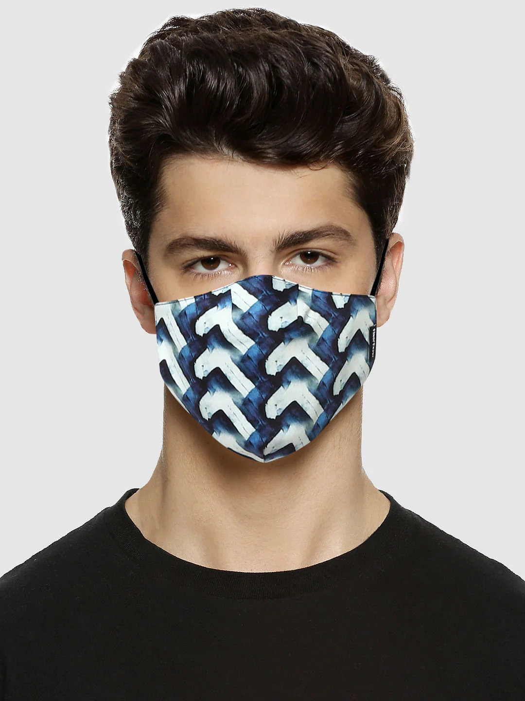 Pack of 3 Blue All Over Print B95 3PLY Mask - Image 4