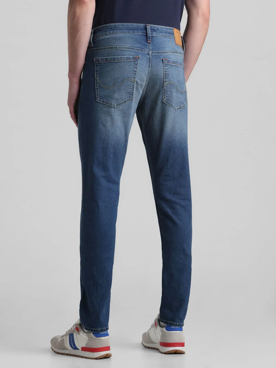 Blue Low Rise Glenn Slim Fit Jeans - Image 3