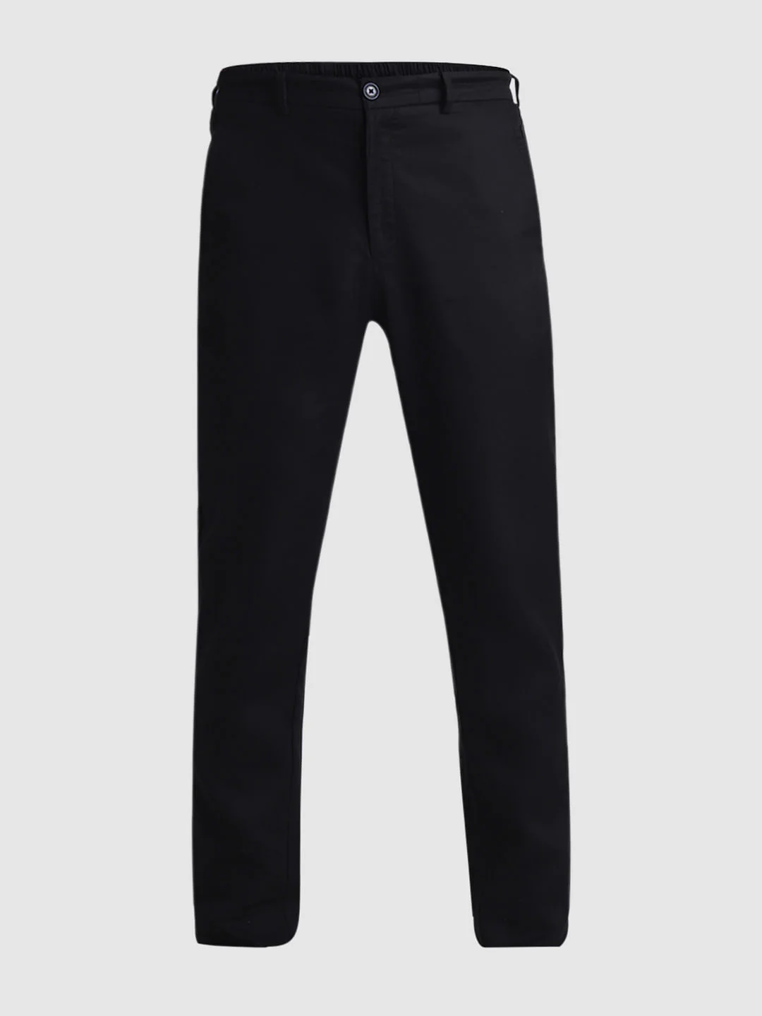 Black Mid Rise Cotton Pants - Image 7